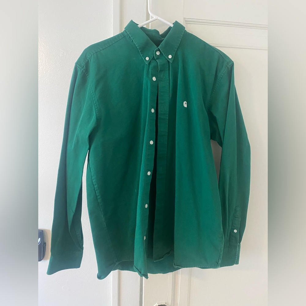 Carhartt WIP Green Button Up.